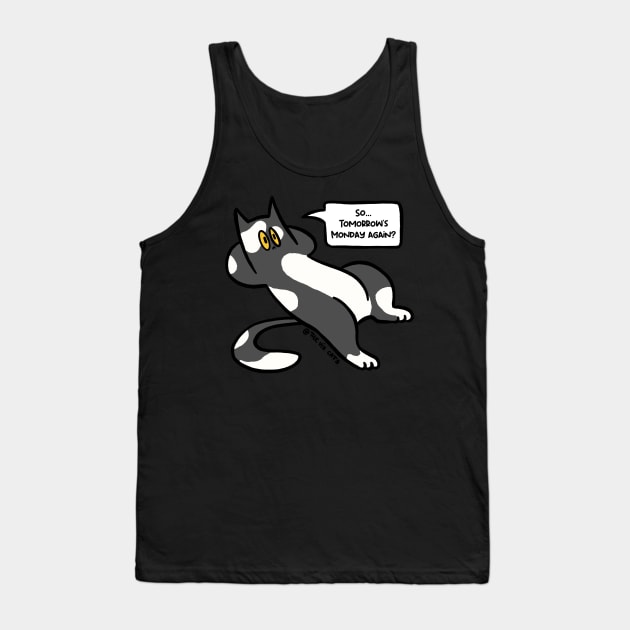 It's Monday again? Tank Top by The Vix Cats